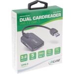 InLine Card Reader, USB-A, USB 3.2 Gen.1, für SD und microSD