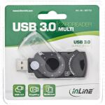 InLine Mobile Card Reader USB 3.2, für SD/SDHC/SDXC, microSD