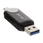 InLine USB3.0 Dual Cardreader, USB A und Micro-USB 2.0...
