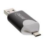 InLine USB3.0 Dual Cardreader, USB A und Micro-USB 2.0...