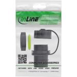 InLine Patchkabelkupplung, mini, Cat.6A, IP68, geschirmt, 2x RJ45 Buchse