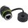 InLine Patchkabelkupplung, mini, Cat.6A, IP68, geschirmt, 2x RJ45 Buchse