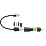 InLine Patchkabelkupplung Cat.6A, IP68, RJ45 Buchse zu Stecker, 20cm