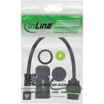 InLine Patchkabelkupplung Cat.6A, IP68, RJ45 Buchse zu Stecker, 20cm