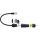 InLine Patchkabelkupplung Cat.6A, IP68, RJ45 Buchse zu Stecker, 20cm