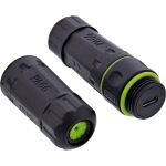 InLine USB-C-Kabelkupplung, IP68, 2x USB-C Buchse,...