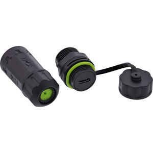 InLine USB-C-Kabelkupplung, kurz, IP68, 2x USB-C Buchse, geschirmt