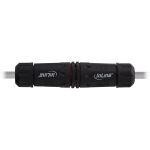 InLine Netzkabelkupplung, IP68, 3pol, 2-Wege, M20, schwarz