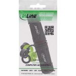 InLine Netzkabelkupplung, IP68, 3pol, 2-Wege, M20, schwarz