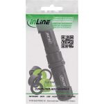 InLine Netzkabelkupplung, IP68, 3pol, Stecker/Buchse, M20, schwarz