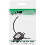 InLine ISDN Verteiler, 2x RJ45 BU, 15cm Kabel, mit Endwiderständen, montierbar