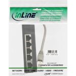 InLine ISDN Verteiler, 5x RJ45 Buchse, 15 cm Kabel, Endwiderstände, schwarz