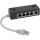 InLine ISDN Verteiler, 5x RJ45 Buchse, 15 cm Kabel, Endwiderstände, schwarz