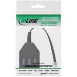 InLine TAE Adapterkabel, RJ11 (6P4C) Stecker auf TAE NFN Buchse