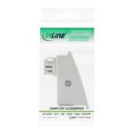 InLine TAE-F Adapter, TAE-F Stecker auf RJ45 Buchse, 8P2C für Fritzbox, grau