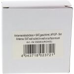 InLine Antennensteckdose + SAT, geschirmt, AP/UP - Set
