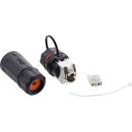 InLine Patchkabelbuchse, RJ45 Cat.6A, IP68, für Industrie, mit Staubkappe