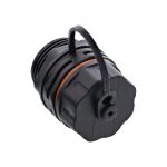 InLine Patchkabelkupplung, RJ45 Cat.6A, IP68, für Industrie, mit Staubkappe