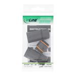 InLine Patchkabelkupplung Cat.6A, wasserdicht IP68, 2x RJ45 Buchse, geschirmt