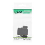 InLine Patchkabelkupplung, UTP, 2x RJ45 Buchse, zum Einbau