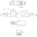 InLine Patchkabel-Adapter Cat.6A, RJ45 Stecker/Buchse, 90° nach oben gewinkelt