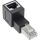 InLine Patchkabel-Adapter Cat.6A, RJ45 Stecker/Buchse, 90° nach oben gewinkelt