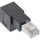 InLine Patchkabel-Adapter Cat.6A, RJ45 Stecker/Buchse, 90° nach unten gewinkelt