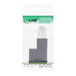 InLine Patchkabel-Adapter Cat.6A, RJ45 Stecker/Buchse, 90° rechts gewinkelt