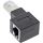 InLine Patchkabel-Adapter Cat.6A, RJ45 Stecker/Buchse, 90° rechts gewinkelt