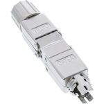 InLine Kabelverbinder Cat.6A, mit LSA-Technik, geschirmt, flach