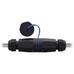 InLine Kabelverbinder Leergehäuse RJ45 Keystone, IP68, mit Deckel