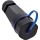 InLine Kabelverbinder Leergehäuse RJ45 Keystone, IP68, mit Deckel