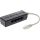 InLine 4-fach Telefon Port Splitter, RJ45 Stecker an 4x RJ45 Buchse, 0,15m