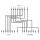 InLine Cat.5e / ISDN T-Adapter RJ45 Stecker an 2x RJ45 Buchse, 0,15m