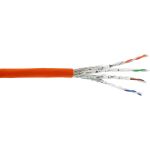 InLine Verlegekabel Cat.7a, S/FTP (PiMF) 4x2x0,58 AWG23, 1200MHz, LSZH, 50m