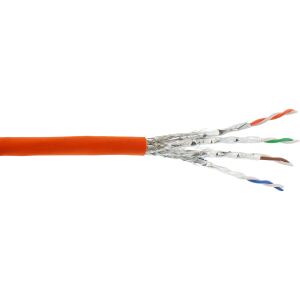 InLine Verlegekabel Cat.7a, S/FTP (PiMF) 4x2x0,58 AWG23, 1200MHz, B2ca, 50m
