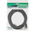 InLine Slim Patchkabel, U/UTP, Cat.6, schwarz, 7,5m