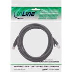 InLine Patchkabel, U/UTP, Cat.5e, schwarz, 0,5m