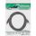 InLine Patchkabel, U/UTP, Cat.5e, schwarz, 0,5m