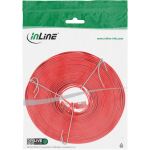 InLine Patchkabel flach, U/UTP, Cat.6, rot, 10m