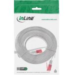 InLine Patchkabel flach, U/UTP, Cat.6, grau, 5m