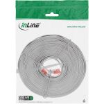 InLine Patchkabel flach, U/UTP, Cat.6, grau, 7m