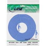 InLine Patchkabel flach, U/FTP, Cat.6A, blau, 7 m