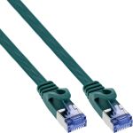 InLine Patchkabel flach, U/FTP, Cat.6A, grün, 7 m