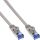InLine Patchkabel flach, U/FTP, Cat.6A, grau, 0,5 m