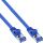 InLine Patchkabel flach, U/FTP, Cat.6A, blau, 0,5 m