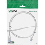 InLine Patchkabel slim, U/FTP PiMf, Cat.6A, weiß, 1,5 m