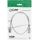 InLine Patchkabel slim, U/FTP PiMf, Cat.6A, grau, 0,3 m