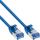 InLine Patchkabel slim, U/FTP PiMf, Cat.6A, blau, 0,5 m