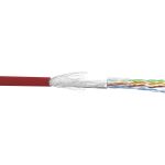 InLine Patchkabel Cat.5e, rot, SF/UTP, AWG26, PVC, 100m
